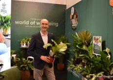 Ronald van Schie with Air So Pure. The brand recently slightly adjusted its focus, from purely the air purifying qualities of plants to their broader merits of improving general health and well-being.